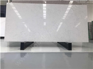 Carrara White Quartz Slabs
