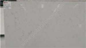 Carrara White Quartz Slabs