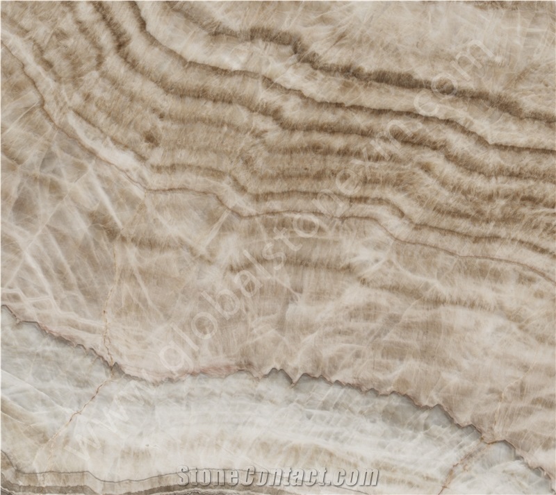 China Beige Onyx Slab Yellow Wooden Veins Slabs