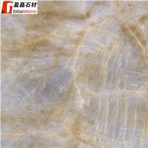 Elegant New Amber Slabs Tiles for Washing Room