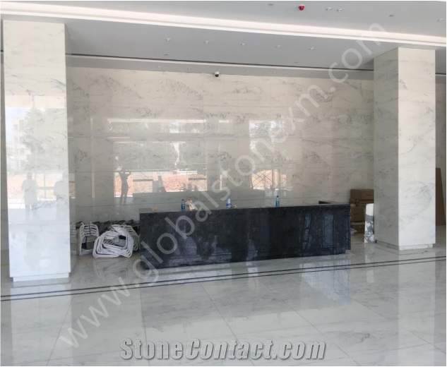 Factory Direct Price Calacatta Clouds Nano Glass
