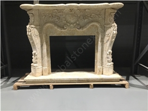 Golden Spider Marble Fireplace Elegant Golden Spider Marble Fireplace Elegant