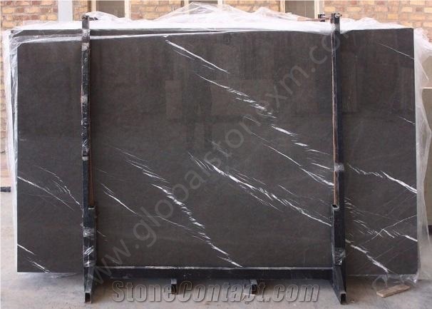 Iran Pietra Grey with White Veins Marble Slabs