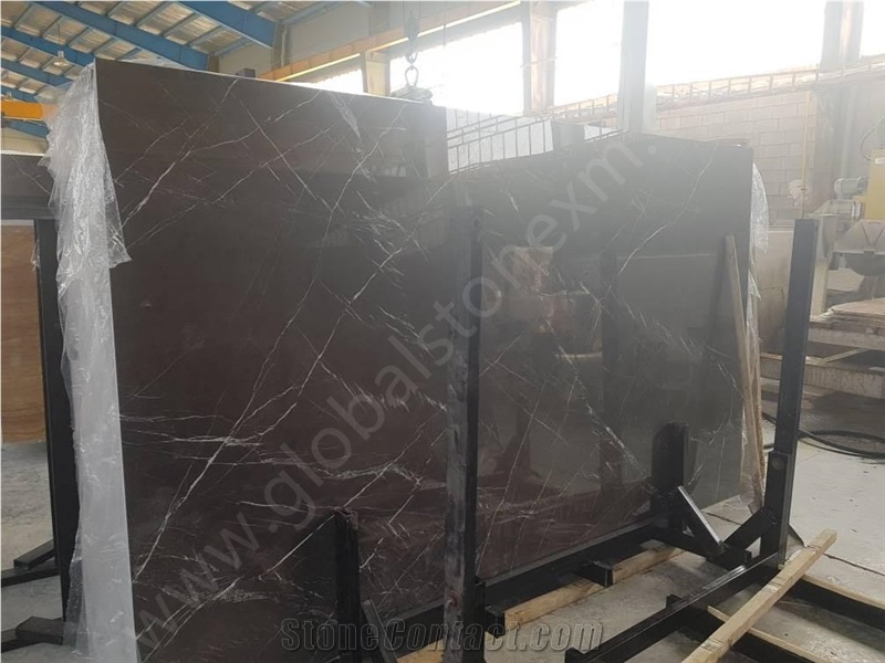 Iran Pietra Grey with White Veins Marble Slabs