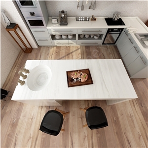 Kartso White,White with Grey Veins,Nano Quartz