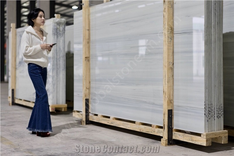 Light Grey Timber Nano Glass Stone Slabs