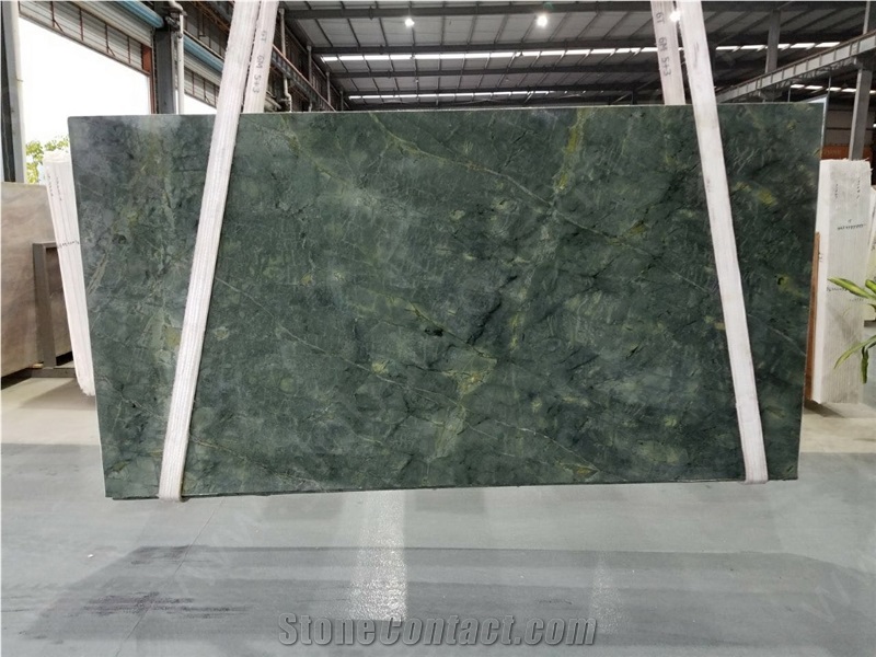 Peacock Green Marble Window Sill