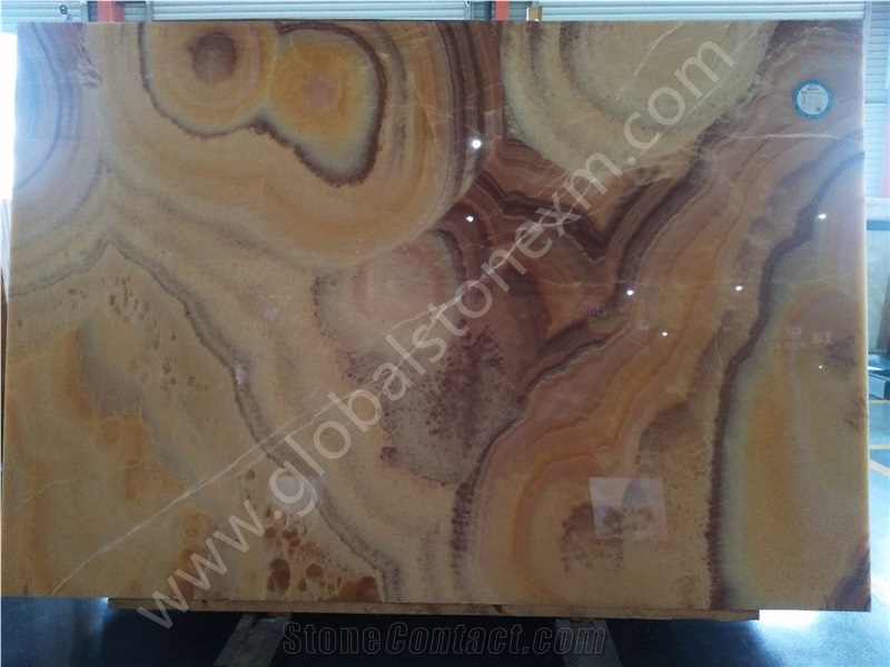 Premium Quality Onice Rosso Tanganic Slabs Tlies