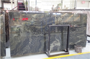 Quicksand Green Granite Cross Cut Vein Cut Slabs