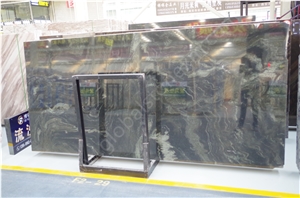 Quicksand Green Granite Cross Cut Vein Cut Slabs