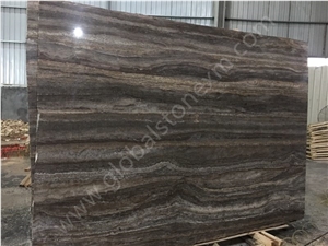 Takab Silver,Iran Gray Travertine Slabs Tiles