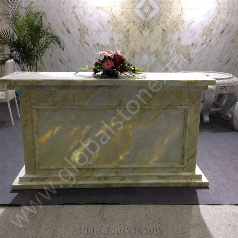 Unique Magic Seaweed Marble Gravestone