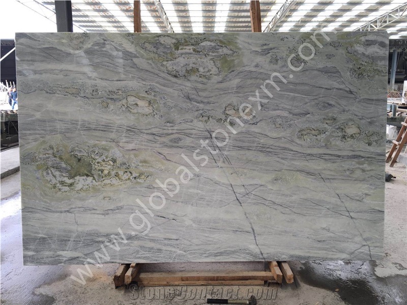 Unique Magic Seaweed Marble Gravestone