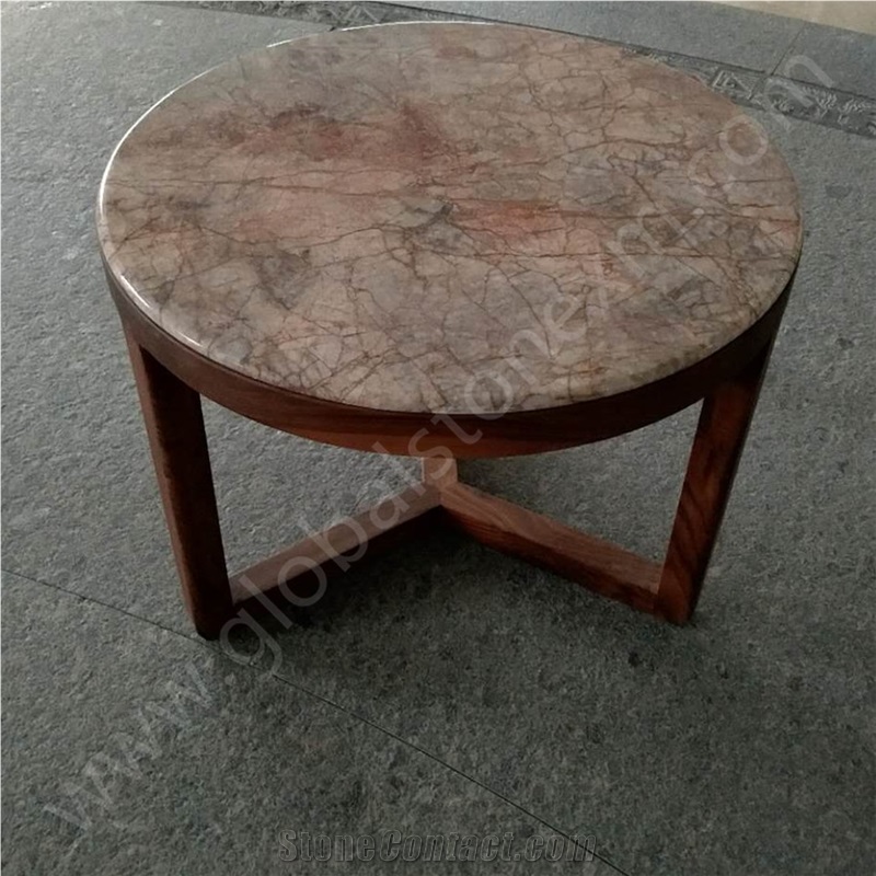 Violet Gold Marble Slabs Tiles for Countertop