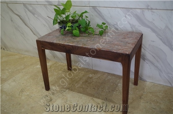 Violet Gold Slabs Tiles for Custom-Made Furniture