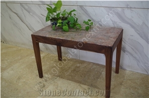 Violet Gold Slabs Tiles for Custom-Made Furniture