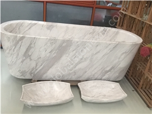 Volakas White Marble Bath Tubs Volakas White Marble Bath Tubs