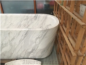 Volakas White Marble,Custom Home White Bathtubs