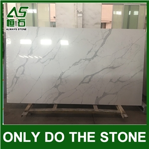 Calacatta White Marble Quartz Stone Slabs