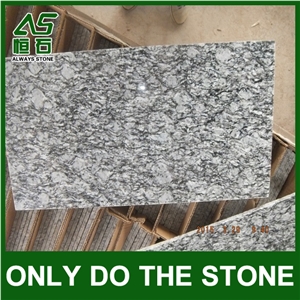 Spray White Granite Slab/Tile,Sea Wave Granite Spray White Granite Slab/Tile,Sea Wave Granite