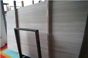 White Wooden Marble Slab/Tile