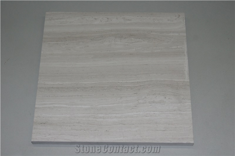 White Wooden Marble Slab/Tile