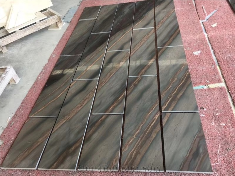 Brazil Duetto Elegant Brown Natural Quartzite Slab