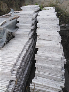 Cloudy Grey Split Face Cultured Stone Ledge Stone
