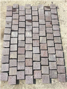 Red Porphyr 10x10 Red Granite Walkway Pavers Patio