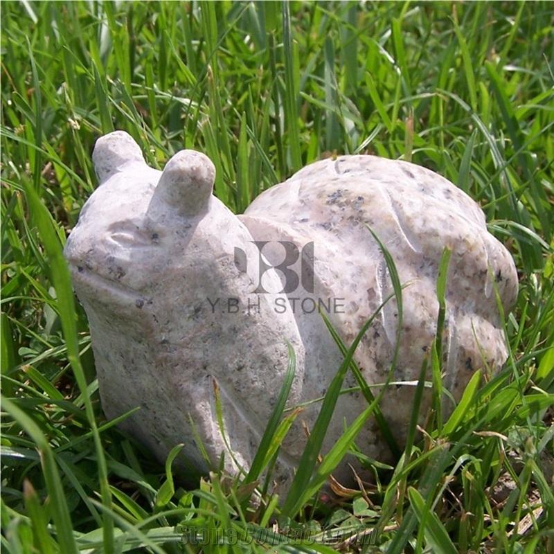 Animal Sculpture, Granite Hand Carved for Outdoor