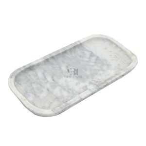 Carrara Marble Bath Tray, Bath Canister, Soap Dish