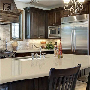 Beige Color Quartz Stone Countertops Oem/Odm