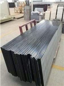 Black Color Quartz Stone Commercial Countertops
