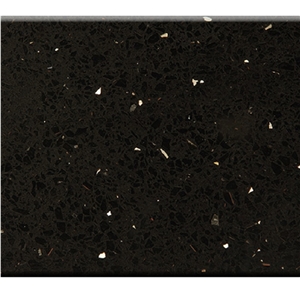 Black Color Quartz Stone Commercial Countertops