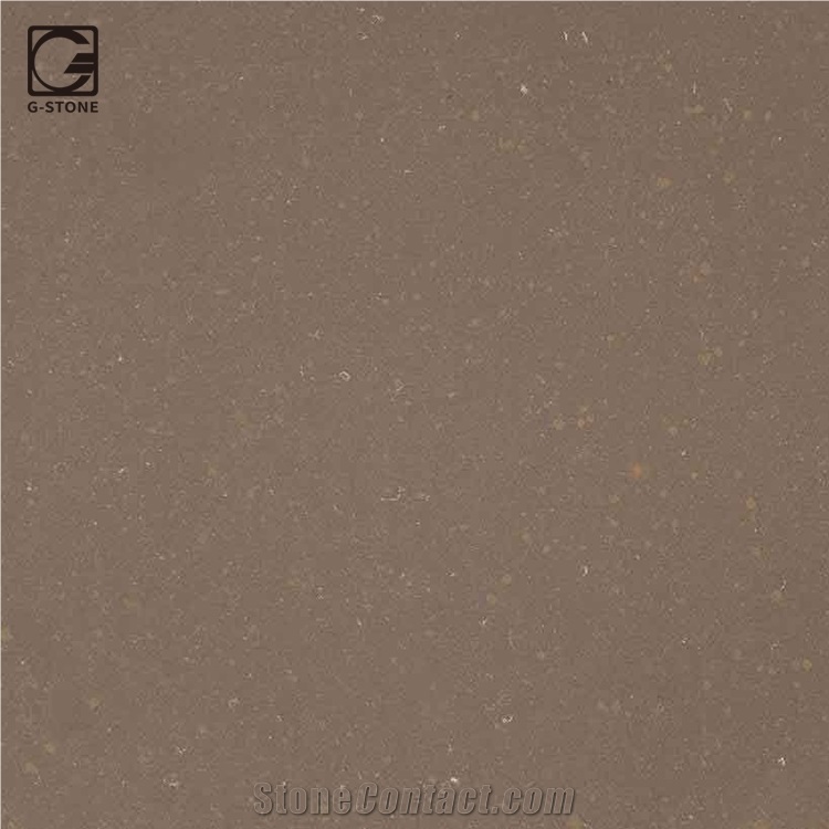 Coffe Color Quartz Stone for Kitchen Top