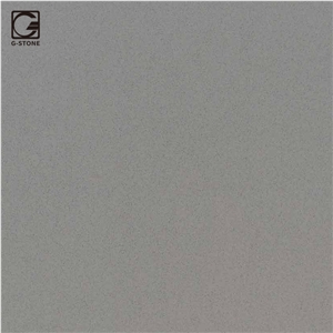 Fin Ash Grey Color Quartz Solid Surface Countertop