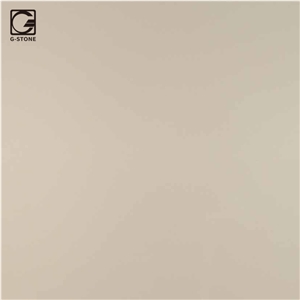 Fine Beige Single Color Quartz Stone Bistro Tables
