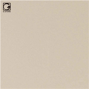 Fine Beige Single Color Quartz Stone Bistro Tables