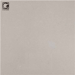 Fossil Grey Quartz Stone Made Peninsula Countertop