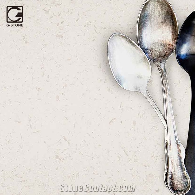 Glacier White Quartz Stone for Island Tops, Quartz Countertop