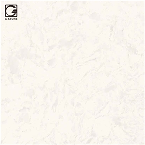 Glacier White Quartz Stone for Island Tops, Quartz Countertop