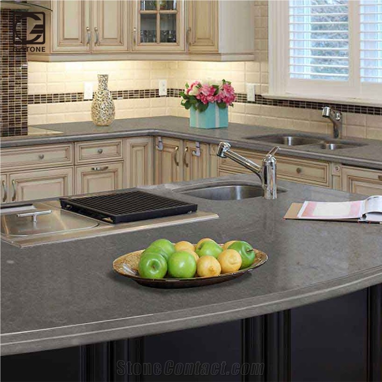Grey Quartz Stone for Bar Top Commercial Counters