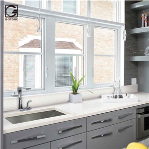 Super Pure White or Sparkle White Countertops