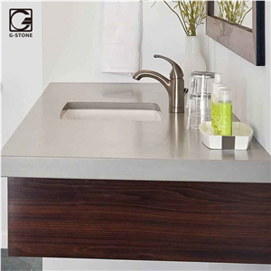 Volcanic Grey Quartz Stone Kitchen Bar Top