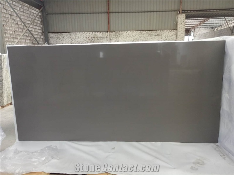 Gentle Grey Quartz Countertop/Grey Stone Polished