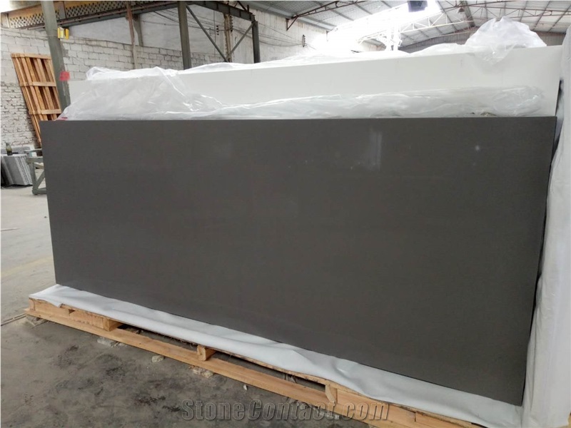Gentle Grey Quartz Countertop/Grey Stone Polished