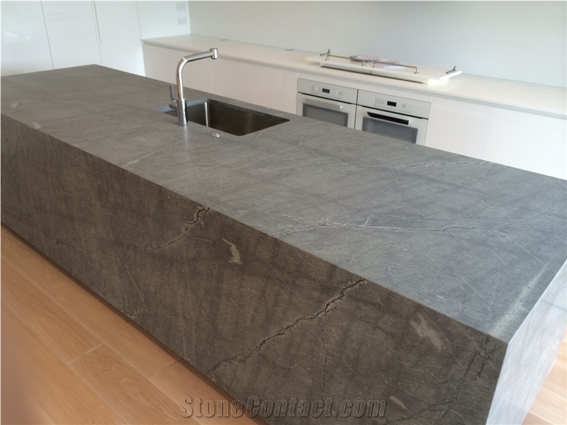 Sky Blue Granite Kitchen Countertop