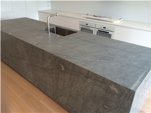 Sky Blue Granite Kitchen Countertop