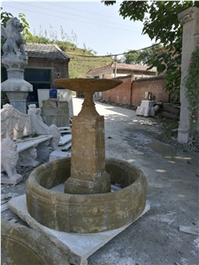 Antique Finished Stone Fountain Garden