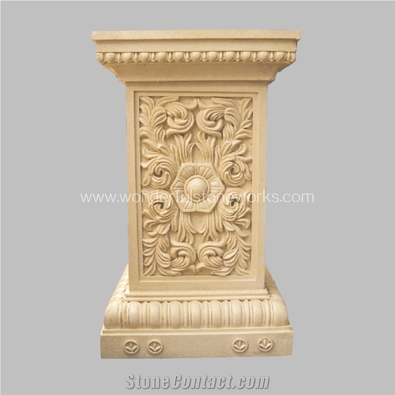 Artificial Stone Columns Pedestal Architectural